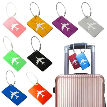 Многоразовые Дорожные багажные бирки, Багажные бирки, этикетки для праздничных чемоданов, Имя сумки, удостоверение личности, этикетки для самолета с веревками, аксессуары для путешествий