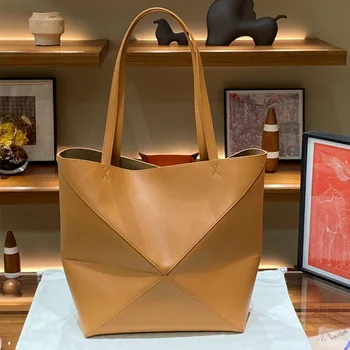 Горячая распродажа, модная женская складная сумка, фирменный дизайн, Роскошные сумки из натуральной кожи Для женщин, Элегантные женские сумки через плечо