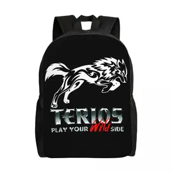 Рюкзак Terios для мужчин и женщин, Водонепроницаемая Школьная сумка для колледжа, сумка для книг с принтом