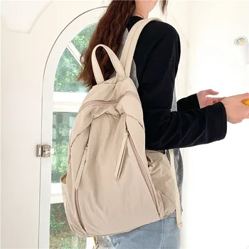 Весенне-летние повседневные женские рюкзаки, студенческие нейлоновые наплечники для путешествий большой вместимости