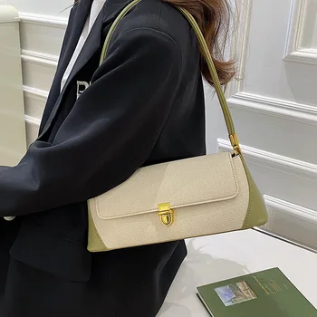 Женская сумка французского дизайна, новая универсальная сумка на одно плечо, популярная ручная сумка-трость