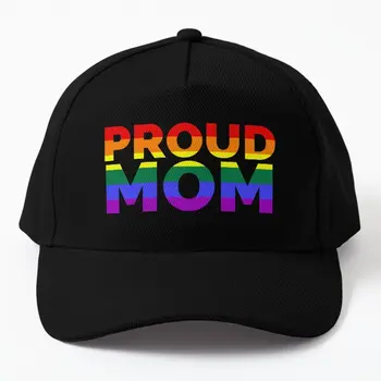 Гордая мама, Радужная гордость, Цвет флага ЛГБТ, Бейсболка, летняя шляпа, капор, Черная Спортивная кепка от солнца, Однотонная кепка с принтом на открытом воздухе