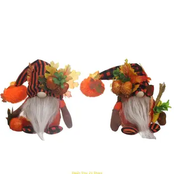 Очаровательный праздник урожая в виде гномов, Безликое украшение на День Благодарения