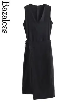bazaleas store traf Постельное белье женские платья Slim Fit lady Dress женские платья официальные