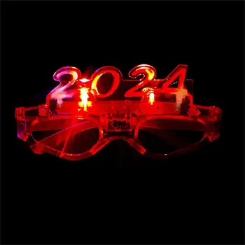 Светодиодные Солнцезащитные очки 2024, Светящиеся в темноте, Очки С затворками, Светящиеся в темноте, Очки, Неоновые Рейв-мигающие Солнцезащитные очки Для