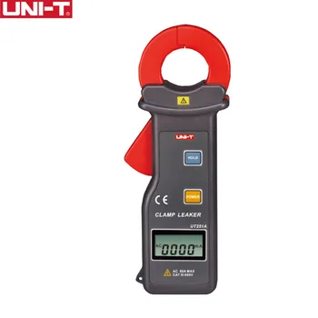 Высокочувствительные клещи UNI-T UT251A для измерения тока утечки, автоматический диапазон измерения тока, ЖК-дисплей