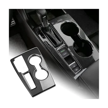 Панель переключения передач автомобиля, накладка ручки переключения передач для Honda Civic 11Th 2022 2023, Аксессуары - ABS, углеродное волокно