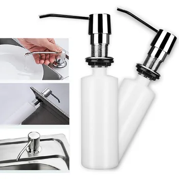 Дозатор мыла для кухонной раковины нажимного типа, жидкость для мытья рук, мытье рук в ванной, чистка, дозатор мыла, моющее средство для ванной комнаты