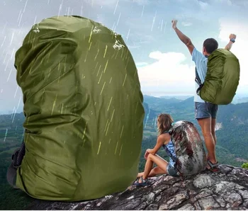 Дождевик для рюкзака, пылезащитный чехол для задней сумки, непромокаемый чехол для кемпинга, походной альпинистской сумки, дождевик