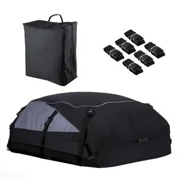 Багажник для хранения автомобиля Грузовая сумка Багажник на крыше Водонепроницаемые Мягкие багажники на крыше для путешествий и багажа