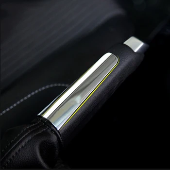 Автомобильный стайлинг abs хромированная отделка, наклейки на ручку ручного тормоза Для Ford Focus 2 3 2009 2010 2011 2012 2013 2014 2015 аксессуары