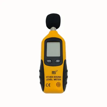 Цифровой шумомер HT-80A в децибелах шума 30-130 дБ, устройство для измерения звука, аксессуары для инструментов