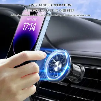 5-Цветной Магнитный держатель телефона Автомобильное крепление для iPhone Автомобильный зажим для воздухоотвода GPS Крепление для мобильного телефона Кронштейн для телефона H4A9