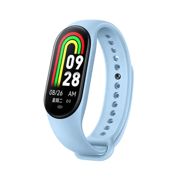 2023 Смарт-Часы Band M8 Heart Rate Smartwatch Для Мужчин Женщин Монитор Сна Фитнес-Трекер Браслет Для Android IOS PK Xiaomi Band 6