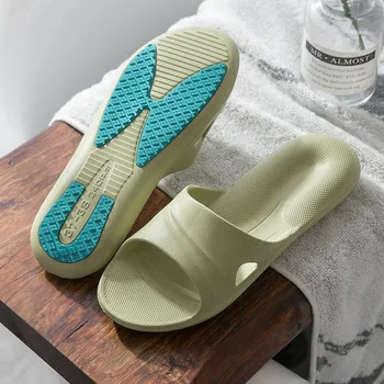 2023 Новые тапочки, женские летние пляжные сандалии, домашние нескользящие туфли на плоской подошве из ЭВА, подходящие домашние тапочки для женщин