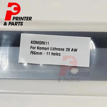 10 шт./лот, размер 11 отверстий 766x47 мм, импортное лезвие для мытья посуды для офсетной печатной машины Komori