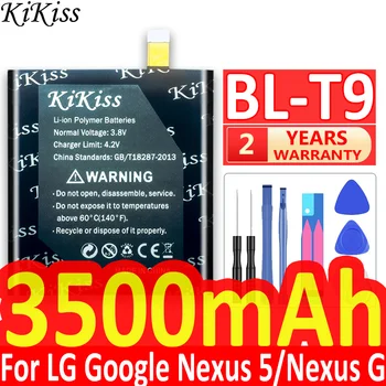 3500 мАч Батарея BL-T9 Для LG Google Nexus 5/Nexus G E980 D820 D821 Megalodon D8 BL T9 Литий-ионный Полимерный Аккумулятор для телефона