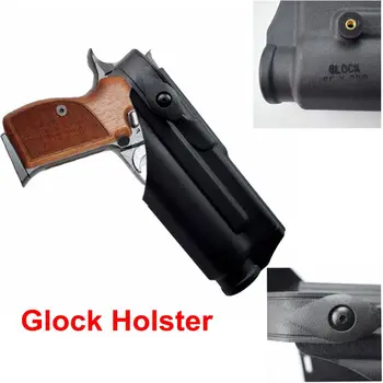 Военная тактика Охотничье пневматическое оружие Аксессуары 17 19 22 23 31 32 Поясной пистолет с фонариком Glock Gun Аксессуары для Glock