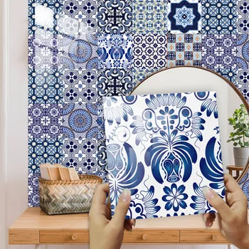 Твердый кусок марокканского хрусталя, выложенный самоклеящейся водонепроницаемой и маслостойкой плиткой на кухне и в гостиной эстетичный декор комнаты