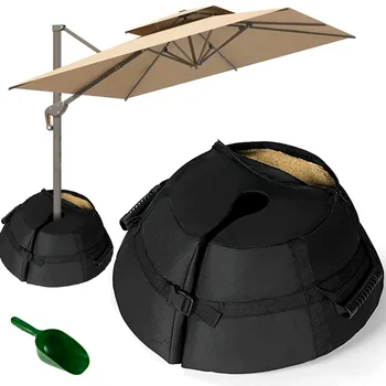 Сумка для зонта, 600D, сверхмощные мешки с песком, Всепогодная подставка для зонта, подставка для зонта с лопатой для наружного двора