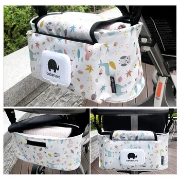 Сумка для детских подгузников для коляски, органайзер для сумок, большая емкость, для путешествий, для беременных, для кормящих, для пеленания, подвесная сумка для хранения подгузников