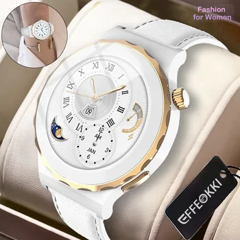 EFFEOKKI Модные женские часы Женские смарт-часы Smartwatch женские NFC Bluetooth вызов артериального давления кислорода для Apple Huawei