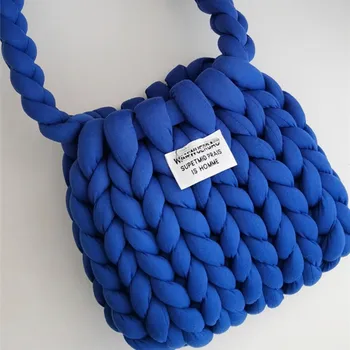 Исландская шерсть, очень толстая тканая сумка ручной работы, сумка из материала 