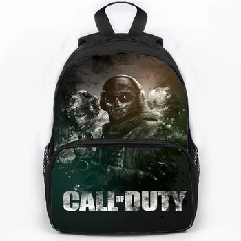 Рюкзаки с 3D принтом Call Of Duty Warzone Школьная сумка для мальчиков и девочек Детский рюкзак Hot Game Bookbag Teengage Школьная сумка для студентов