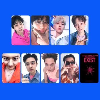 Kpop Idol 8 шт./компл. Lomo Card EXO EXIST Альбом открыток Новые открытки для печати фотографий Коллекция подарков для фанатов