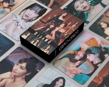 55 шт./компл. открыток Kpop TWICE MISAMO Lomo Cards, шедевральных фотокарточек Sanamomo Mina